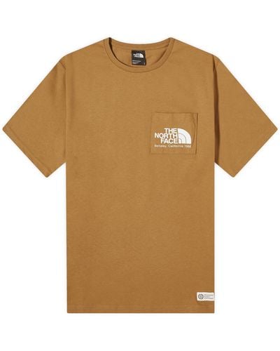 The North Face Berkeley California Pocket T-Shirt - Brown