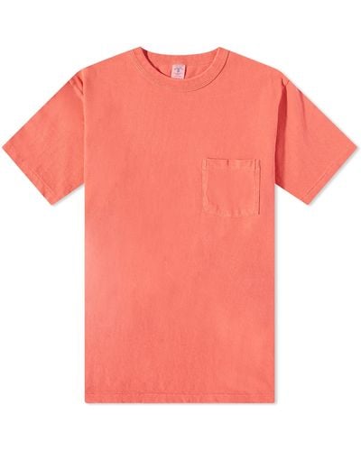 Velva Sheen Pigment Dyed Pocket T-shirt - Pink