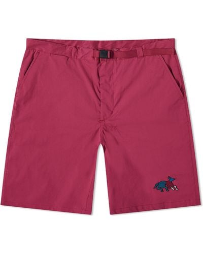 by Parra Anxious Dog Shorts - Red