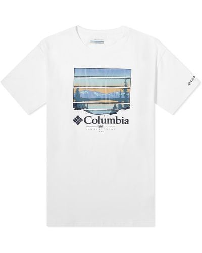 Columbia Path Lake Vista Graphic Ii T-Shirt - White