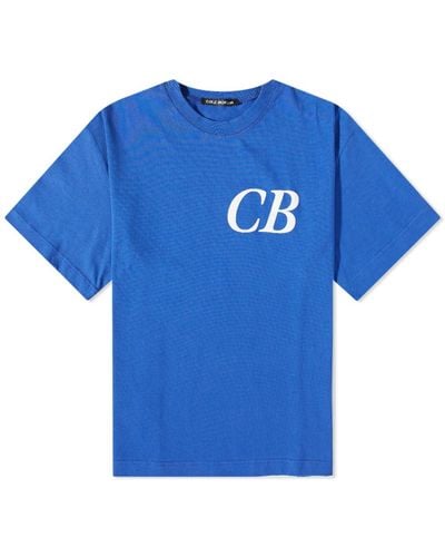 Cole Buxton Italic Cb T-Shirt - Blue
