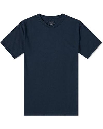 Save Khaki Supima Crew T-Shirt - Blue