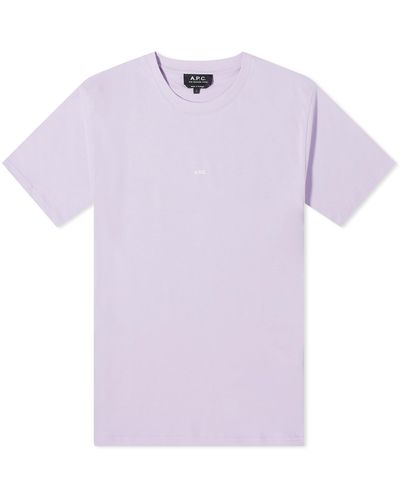 A.P.C. Kyle Logo T-Shirt - Purple