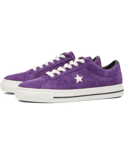 Converse One Star Pro Ox Sneakers - Purple