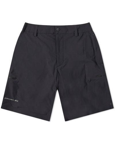 3 MONCLER GRENOBLE Tech Shorts - Blue