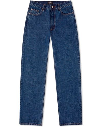 A.P.C. Relaxed Jeans - Blue