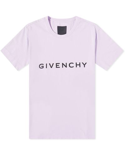 Givenchy Logo T-Shirt - Purple