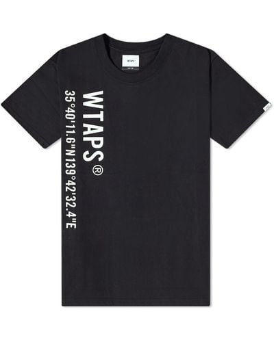 WTAPS Gps Print T-Shirt - Black