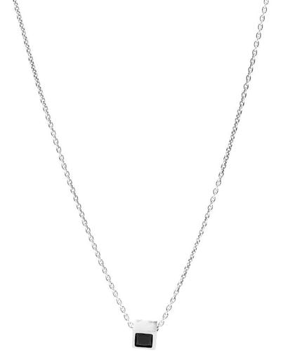 Saint Laurent Collier Pendant Necklace - Metallic