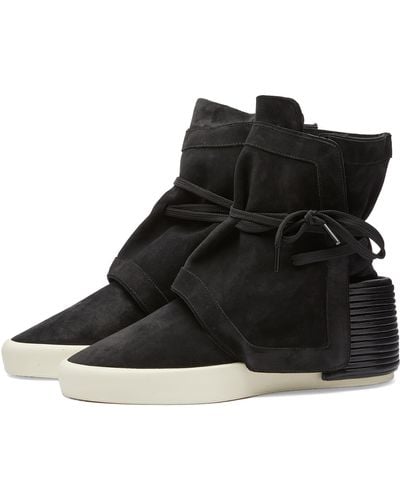 Fear Of God 8th Moc High Suede Trainers - Black