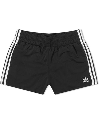 adidas 3 Stripe Shorts - Black