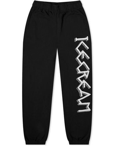 ICECREAM Ancient Sweat Trousers - Black