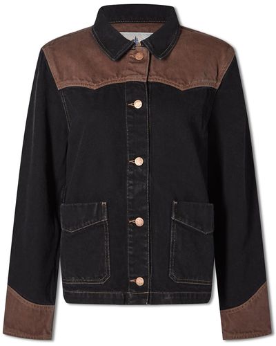 Nudie Jeans Kelly Western Jacket - Black