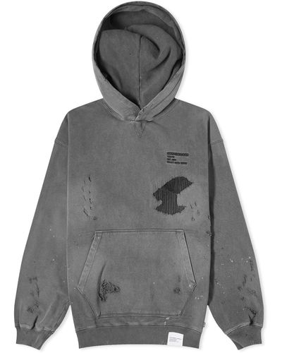 Neighborhood Savage Pullover Hoodie - Gray