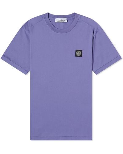 Stone Island Patch T-Shirt - Purple