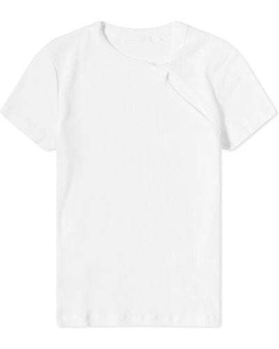Helmut Lang Rib T-Shirt - White