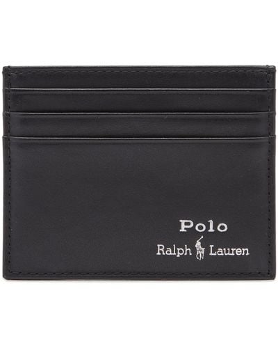 Polo Ralph Lauren Leather Card Holder - Black