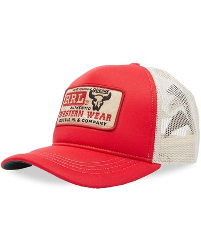 RRL Foam Trucker Cap - Red