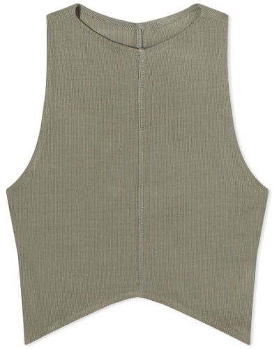 JOAH BROWN W V-neck Racerback Tank