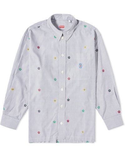 KENZO Target Oversized Shirt Stone - Blue