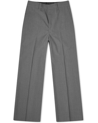 Givenchy Extra Wide Leg Trousers - Grey