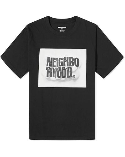 Neighborhood 28 Printed T-Shirt - Black