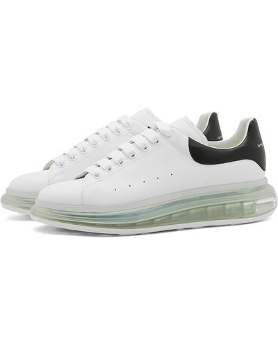 Alexander McQueen Air Bubble Wedge Sole Trainers - White