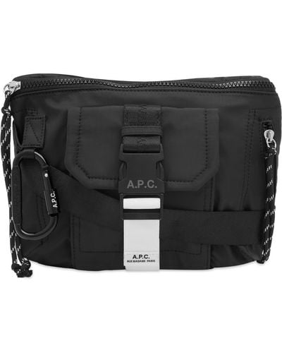 A.P.C. Trek Cross Body Bag - Black