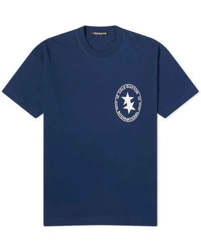 Cole Buxton Crest T-Shirt - Blue