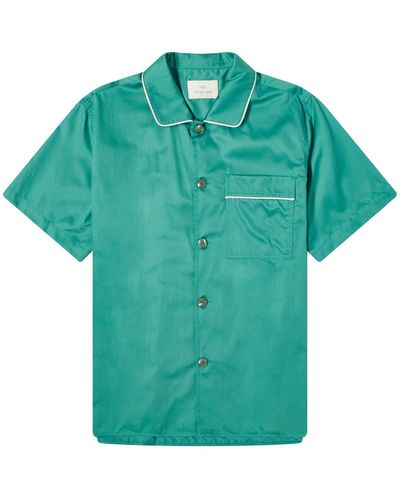 Hay Outline Short Pyjama Shirt - Green