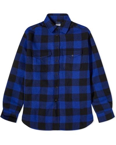 Vetements Flannel Shirt Jacket - Blue