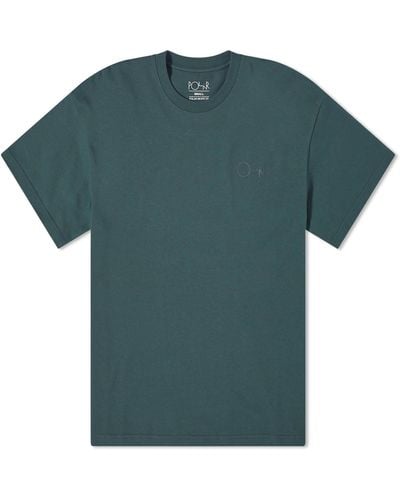 POLAR SKATE Stroke Logo T-Shirt - Green