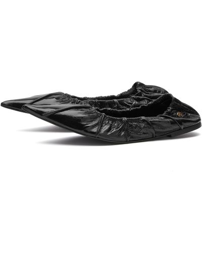 Anine Bing Nadine Flat Court Shoes - Black