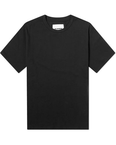 Jil Sander Back Logo T-Shirt - Black