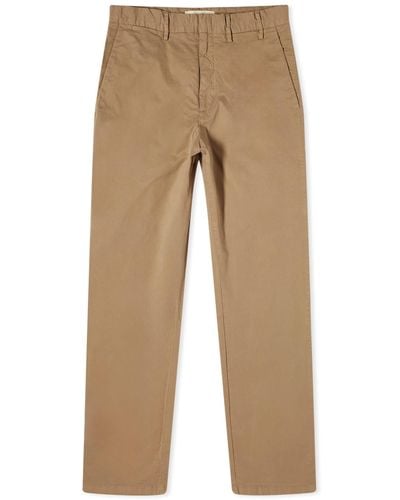 Norse Projects Aros Regular Italian Brushed Twill Trousers - Natural