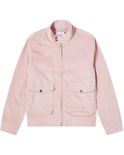 Pop Trading Co. Full Zip Minicord Jacket - Pink
