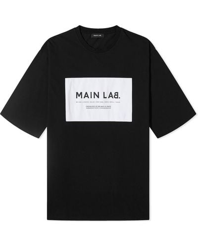 Balmain Main Lab Logo T-Shirt - Black