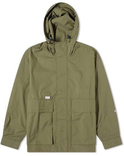 WTAPS 06 Hooded Shirt Jacket - Green