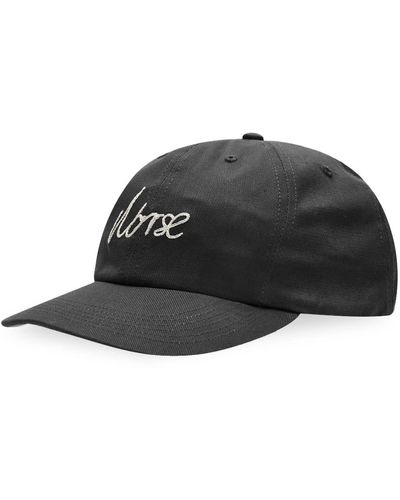Norse Projects Chainstitch Logo Twill Cap - Black
