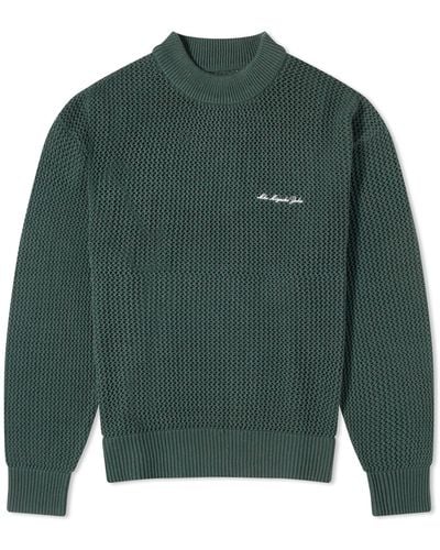 MKI Miyuki-Zoku Loose Gauge Knit Sweater - Green