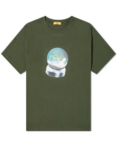 Dime Snow Globe T-Shirt - Green