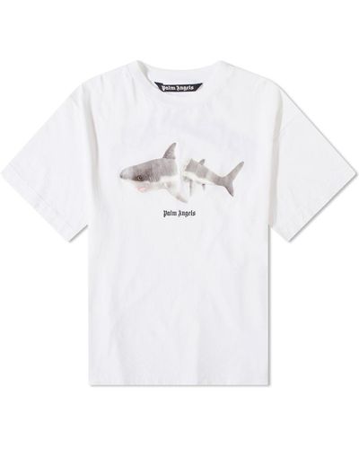 Palm Angels Shark T-Shirt - White