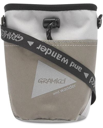 Gramicci X And Wander Patchwork Chalk Pouch - Grey
