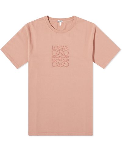Loewe Overdyed Anagram T-Shirt - Pink