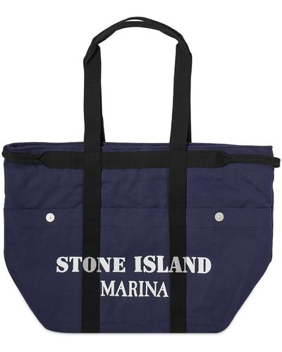 Stone Island Marina Tote Bag - Blue