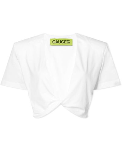 GAUGE81 Keila Cropped T-shirt - White