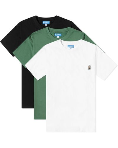 Market Bear T-shirt 3-pack - Green