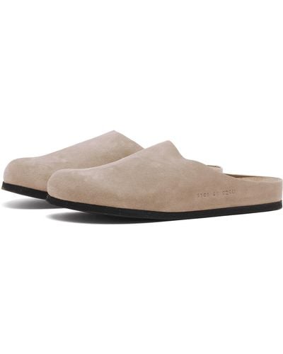 Common Projects By Common Projects Suede Clog - Brown