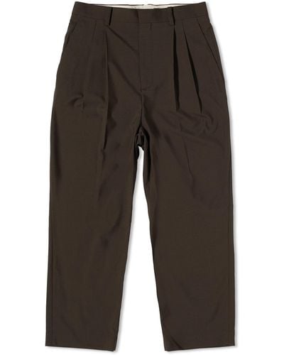 Digawel 2 Tuck Tapered Trousers - Grey