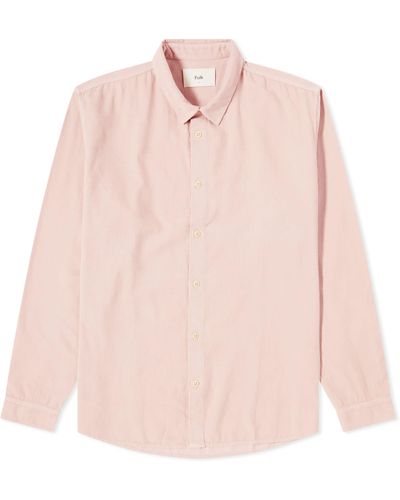 Folk Babycord Shirt - Pink